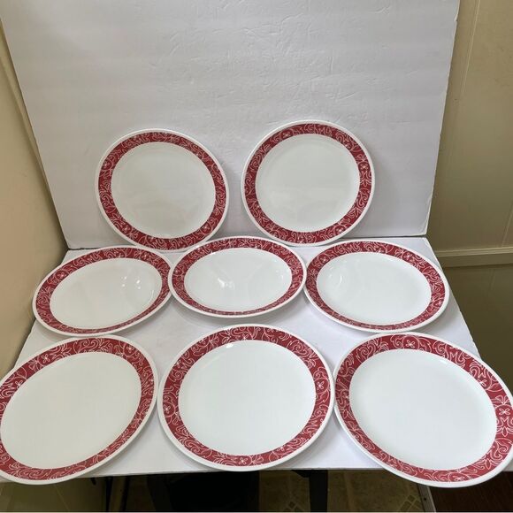 CORELLE BANDHINI DINNER PLATES
SET OF 8
DISCONTINUED PATTERN - Picture 1 of 4